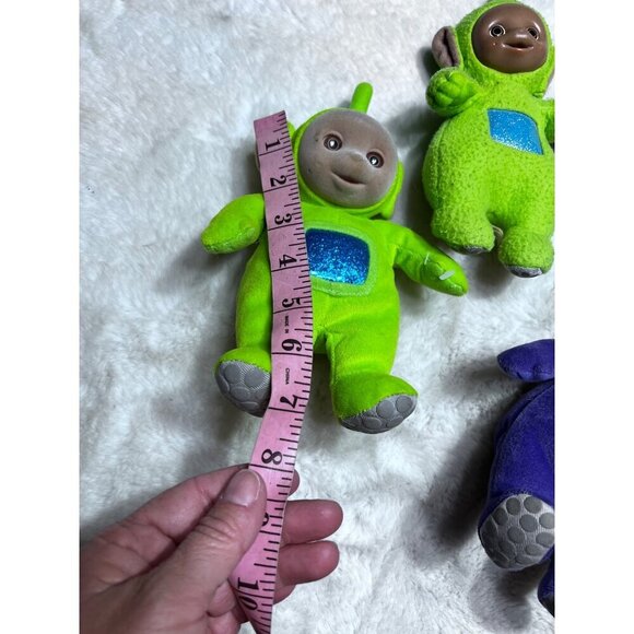 Playskool & Eden 1998 Teletubbies Dipsy, Laa Laa, Timmy Winky plush - Picture 5 of 8